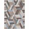 Homeroots 9' X 12' Brown Geometric Washable Indoor Outdoor Area Rug 608044 - alternate 2