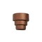 Luxury Lighting Hammerman 10 in Tall Banded Ceramic Outdoor Wall Light, Rubbed Copper Paint Finish HM124-ACop-ud-7 - alternate 2
