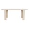 Homeroots 82" Natural Wood Oval Dining Table 557690 - alternate 1