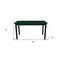 Homeroots 60" Dark Green Solid Wood Dining Table 548919 - alternate 3