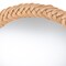 Bali & Pari Nara Braided Natural Rattan Accent Mirror, Round 267-14612-ZORO - alternate 2