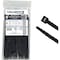 Kable Kontrol Cold Weather Cable Zip Ties, 8 in L, 1.875 in Max Bundle Dia., Black, Nylon 6-6 - UV Resistant CTCW-08-50-100-BK - alternate 1