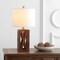 Jonathan Y Stewart 21.5" Farmhouse Wood LED Table Lamp, Brown JYL1062A - alternate 6