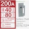 Square D Homeline Load Center, 200A, 40-Space, 80-Circuit, Main Breaker, Plug-On Neutral, Cover Included HOM4080M200PQCVP - alternate 4