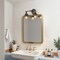 Jonathan Y July 17.5" 2-Light Industrial Farmhouse Metal Vanity Light, Rustic Dark Gray/Brass Gold JYL7427D - alternate 2
