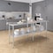 Amgood 24 in. x 84 in. Stainless Steel Table, Metal Utility Kitchen Prep Work Table, NSF AMG WT-2484-Z - alternate 3