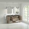 James Martin Vanities Breckenridge 60" Double Vanity, Whitewashed Oak, w/ 3 CM Phantome Eclos Top 330-V60D-WWO-3PHT - alternate 2