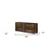 Homeroots 66" Brown Three Drawer Double Dresser 282560 - alternate 4