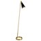 Homeroots 62" Black Reading Floor Lamp With Black Cone Shade 523585 - alternate 5