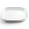 Our Table Simply White 6 Piece 8 Inch Square Fine Ceramic Salad Plate Set in White 133025.01 - alternate 3