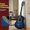 Pyle 30-Inch Beginner Acoustic Guitar Kit, 6-String Classical Style Travel Guitar for Kids & Adults PGAKT30BL - alternate 3