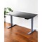 Homeroots Adjustable Black and Gray Stainless Steel Rolling Standing Desk 397729 - alternate 3