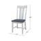 Whitewood Industries Chairs, Wood Back, 40 W 23.2 H C05-13P - alternate 5