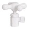Westbrass Supply Kit, 1/2" IPS x 3/8" OD x 12" Corrugated in powder coating White D103K12X-50 - alternate 4