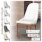 Leisuremod Verisma Collection Modern Wooden Dining Chair in White, 2PK VC57W2 - alternate 5