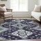 Homeroots 9' X 12' Purple Eggplant And Sage Medallion Washable Indoor Outdoor Area Rug 589018 - alternate 3