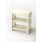 Homeroots 25" White Wood Two Tier Bookcase 389563 - alternate 1