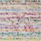 Homeroots 5' X 8' Green Ivory And Purple Striped Washable Indoor Outdoor Area Rug 589183 - alternate 3