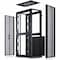 Cyberpower 600MM WIDE, 1070MM DEEP, DOORS, SIDE PANELS, LOCKING, BLACK, CASTERS, 3000LBS LO CR42U11001 - alternate 1