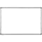 Mooreco Dry Erase Board, Steel, 48 in, 72 in, Aluminum Frame, White, Gloss 219PG - alternate 1