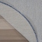 Homeroots 6' Ivory And Blue Round Geometric Indoor Outdoor Area Rug 552355 - alternate 3