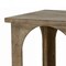 Homeroots 24" Brown Distressed Solid Wood Square Floor Shelf End Table 605353 - alternate 2