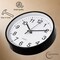 Clockswise Black 14-In Analog Clock - Silent, Non-Ticking for Wall Battery-Operated, Perfect for Home QI004744.BK.14 - alternate 6