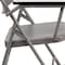 Flash Furniture Round Metal Tablet Arm Chair, Right Hand, Beige, Laminate, Grey HF-309AST-RT-GG - alternate 2