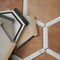 Apollo Tile Aureole 8.66 in. x 9.84 in. Matte Terra Mauve and White Porcelain Hexagon Wall and Floor Tile (8.07 sq ft/case) - 18 Sheets APLENC88COTA - alternate 3