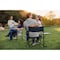 Picnic Time Family Of Brands Sports Chair, Navy Blue with Black Accents 809-00-136-000-0 - alternate 4