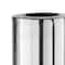 Homeroots 48" Silver Cylinder Aluminum Floor Vase 354651 - alternate 2