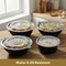 Eco Harmony Products Microwaveable Heavy Duty Round Bowl, Vented Clear Lid, 24oz, 120PK 804520 - alternate 5