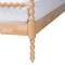 Baxton Studio Caliana Bobbin Four-Poster Platform Bed, Queen, Natural Brown 264-14395-ZORO - alternate 4