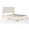 Martha Stewart Maisie Queen Upholstered Platform Bed, Wingback Headboard and Cushioned Siderails TW-3WDB0032BC-Q-OWH-MS - alternate 4