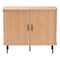 Baxton Studio Lucia Storage Cabinet with Tambour Doors 262-13790-ZORO - alternate 5