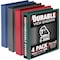 Samsill Durable View Binders - 1 1/2in Binder Capacity - Letter - 8 1/2in x 11in Sheet Size - 350 Sheet, 3PK MP46458 - alternate 1