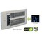 King Electric PX ECO2S WALL HEATER, 208V 1750W, WITH ECO PRO 7-DAY PROGRAMMABLE CONTROLLER, SATIN NICKEL PX2017-ECO2S-PRO-SN - alternate 1