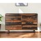 Homeroots 63" Dark Brown Solid Wood Live Edge Six Drawer Double Dresser 551637 - alternate 1