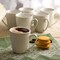 Elama Rosales 6 Piece 12 Ounce Porcelain Mug Set in White EL-ROSALES - alternate 5