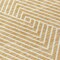 Homeroots 3' X 5' Gold And Ivory Geometric Washable Indoor Outdoor Area Rug 612124 - alternate 5