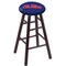 Holland Bar Stool Co Maple Bar Stool, Dark Cherry Finish, Ole' Miss Seat RC30MSDC - alternate 1