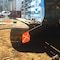 Safetywhips 10ft, 1 Piece, Non-powered, Quick Disconnect, Heavy Duty Whip with Orange Mesh Flag, Yellow X SW10QDNP-SXY - alternate 2