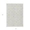 Homeroots 3' X 5' Ivory Gray And Gold Floral Washable Indoor Outdoor Area Rug 595961 - alternate 4