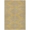 Homeroots 3' X 5' Gold And Ivory Geometric Washable Indoor Outdoor Area Rug 598740 - alternate 6