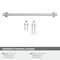 Amerock Davenport 10-1/16 inch 256mm Center-to-Center Satin Nickel Cabinet Pull BP36620G10 - alternate 2