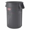 Suncast Commercial Injection Molded Utility Trash Can, 44 gal, Plastic/Resin, Gray TCU44 - alternate 1