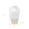 Homeroots 16" Beige And Ivory Amphora Terracotta Urn 565467 - alternate 3