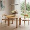 Homeroots 59" Natural Solid Wood Round Top Dining Table 712865 - alternate 3