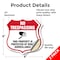 Signmission No Trespassing Shield Sign This Property, 6 inch X 6 inch, Vinyl Decal, 2PK SHI-D-2PACK-6-424 - alternate 2