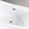 Kingston Brass 66-Inch Acrylic Rectangular Double Ended Freestanding Tub with Overflow/Drain Assembly VTSQ663422M8 - alternate 3
